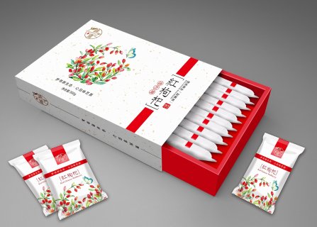 食品包裝盒效果圖